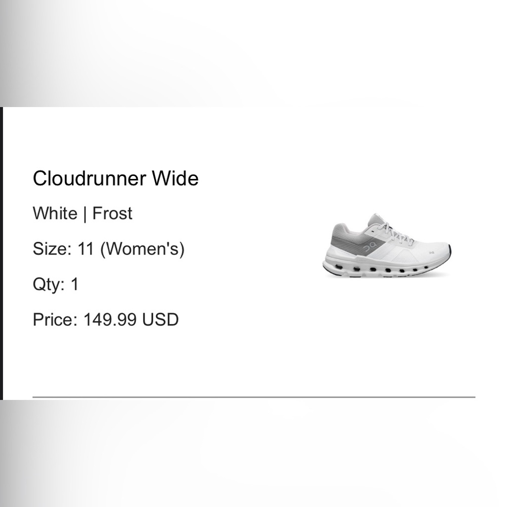 On Running Cloudrunner Wide - image 1